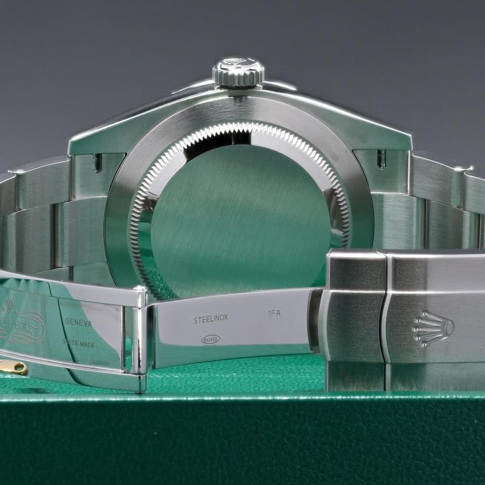 Rolex2026 Complete 41mm Oystersteel Pink Dial Smooth Domed Bezel Oyster Bracelet 134300