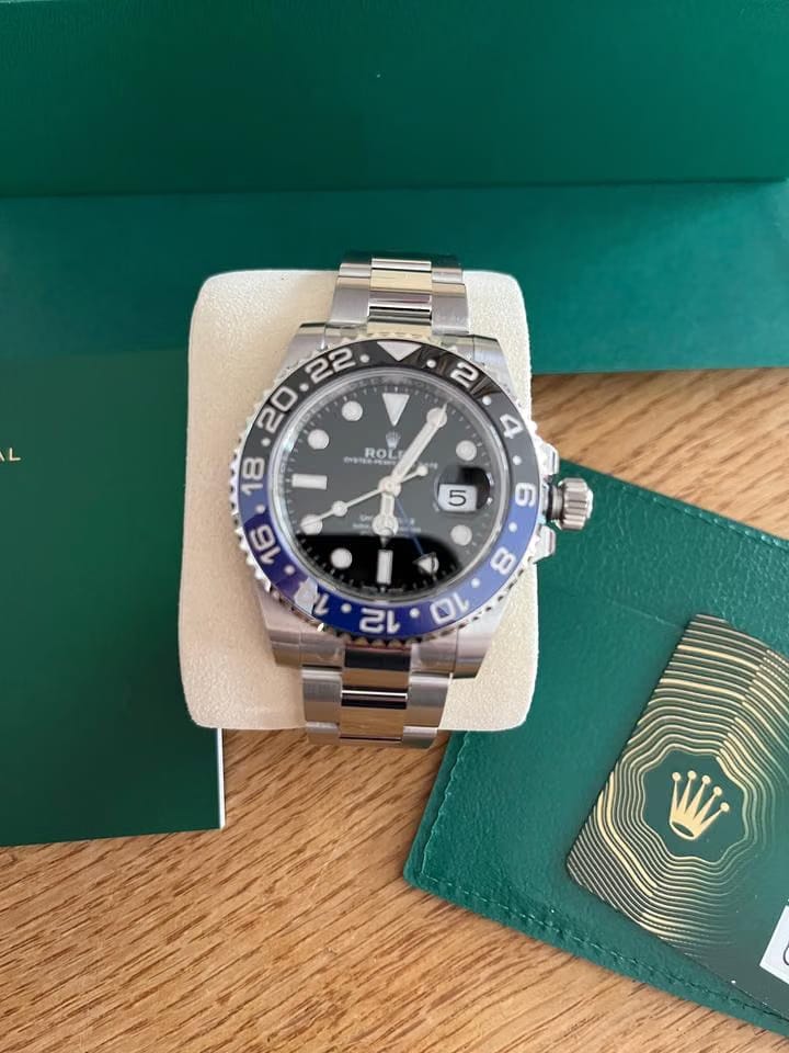 Rolex GMT Batman Full Set Neu und ungetragen