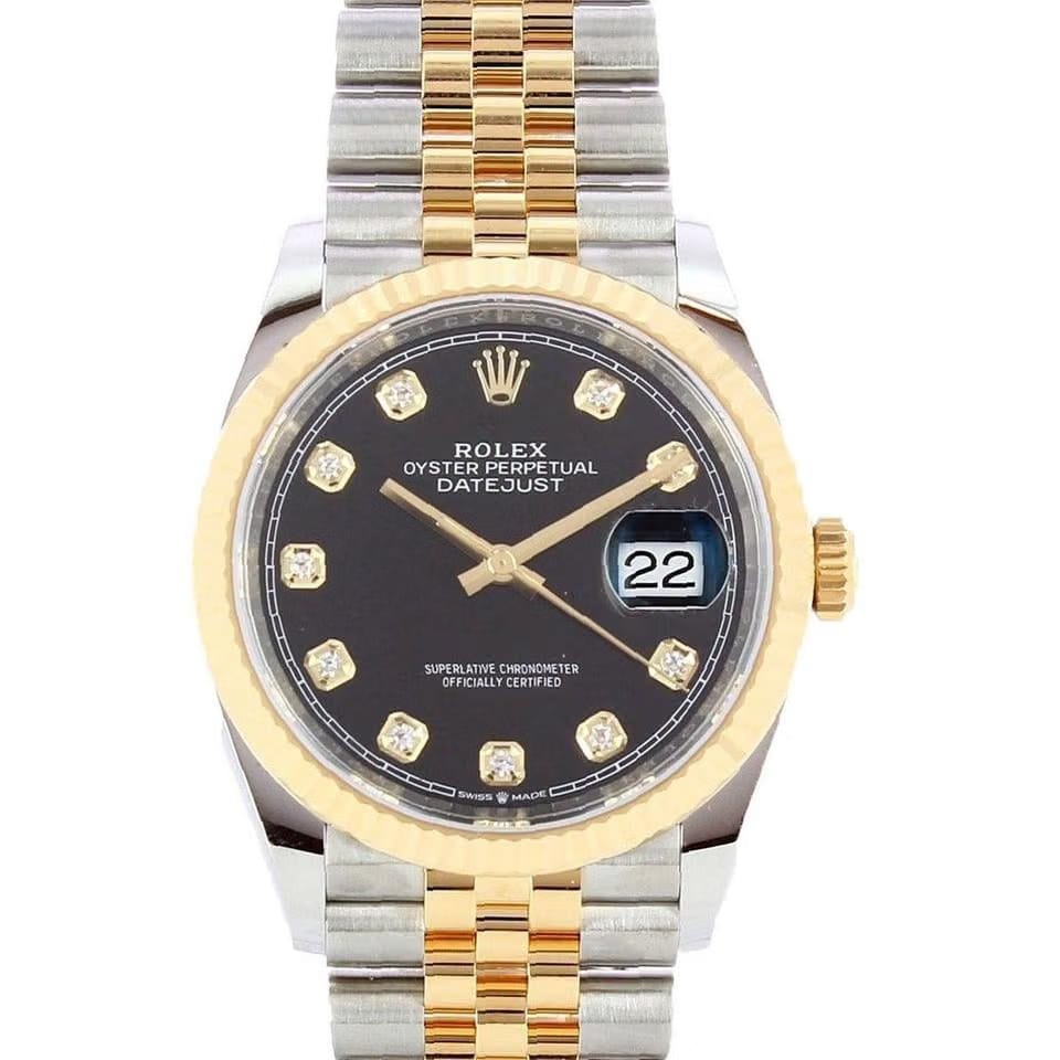 Rolex126233 Black Diamonds NEW