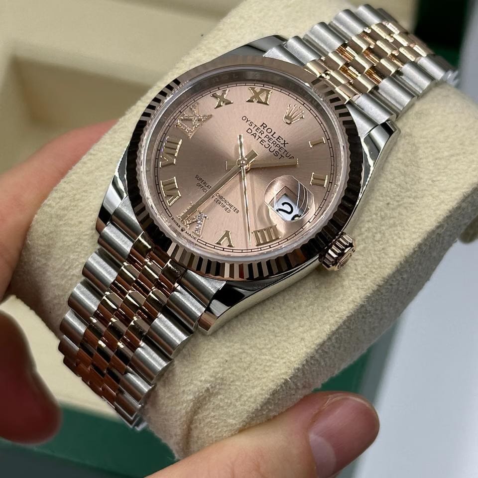Rolex Datejust 36 126231 Pink Roman VIIX Diamonds Jubilee 2026