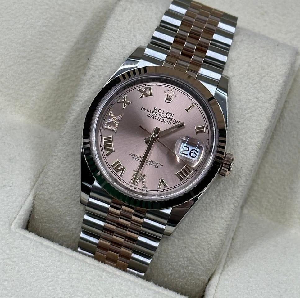 Rolex Datejust 36 126231 Pink Roman VIIX Diamonds Jubilee 2026