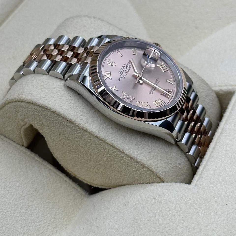 Rolex Datejust 36 126231 Pink Roman VIIX Diamonds Jubilee 2025