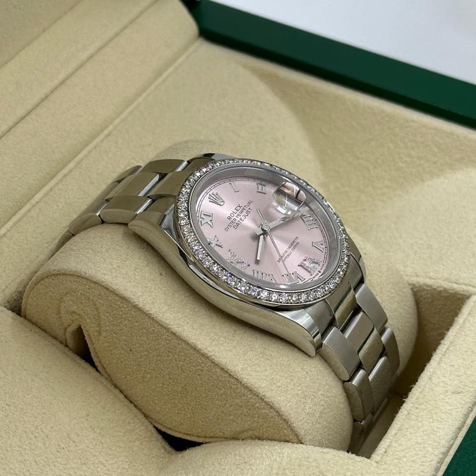 Rolex Datejust 36 126284 RBR Pink VIIX Roman Oyster 126284 RBR Pink VIIX Oyster