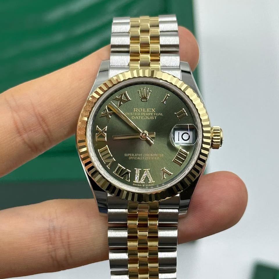 Rolex Datejust 31 278273 Green Roman VI diamonds jub 2025