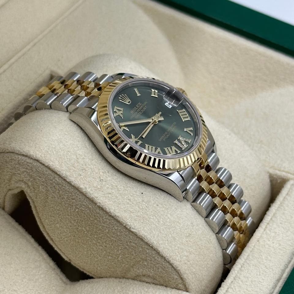 Rolex Datejust 31 278273 Green Roman VI diamonds jub 2025