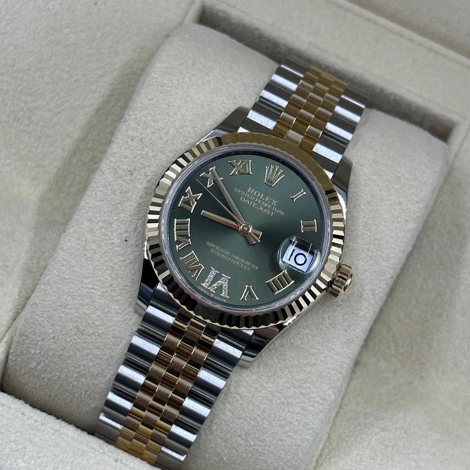 Rolex Datejust 31 278273 Green Roman VI diamonds jub 2025