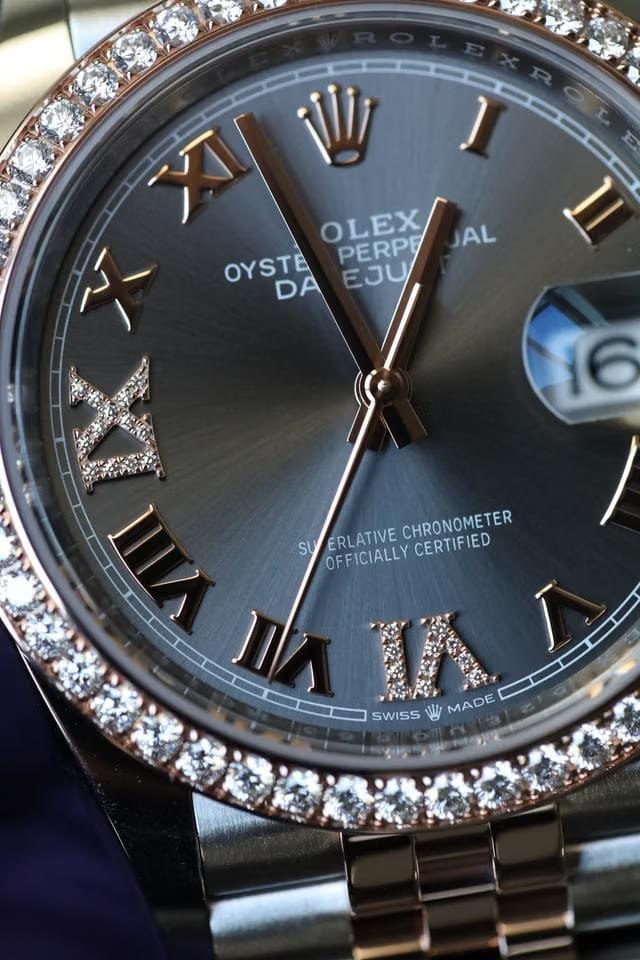 Rolex NEW Ladies Datejust 36 Diamond Bezel 6&9