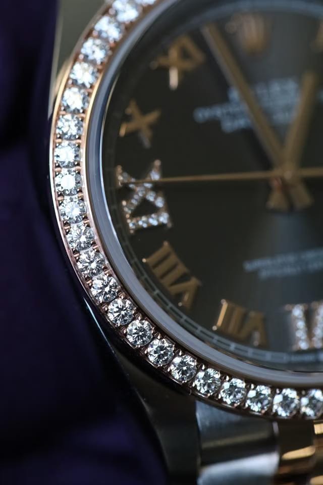 Rolex NEW Ladies Datejust 36 Diamond Bezel 6&9