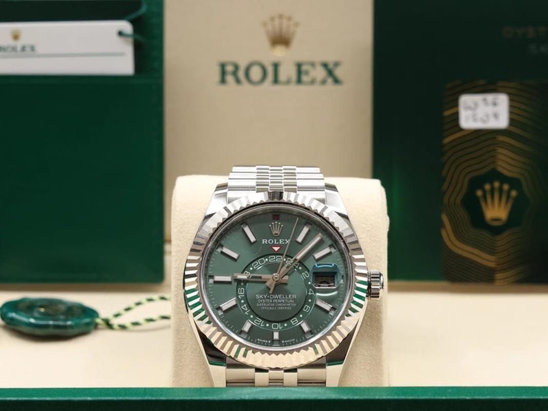 Rolex Sky-Dweller2026 Mint Green Dial on Jubilee 336934
