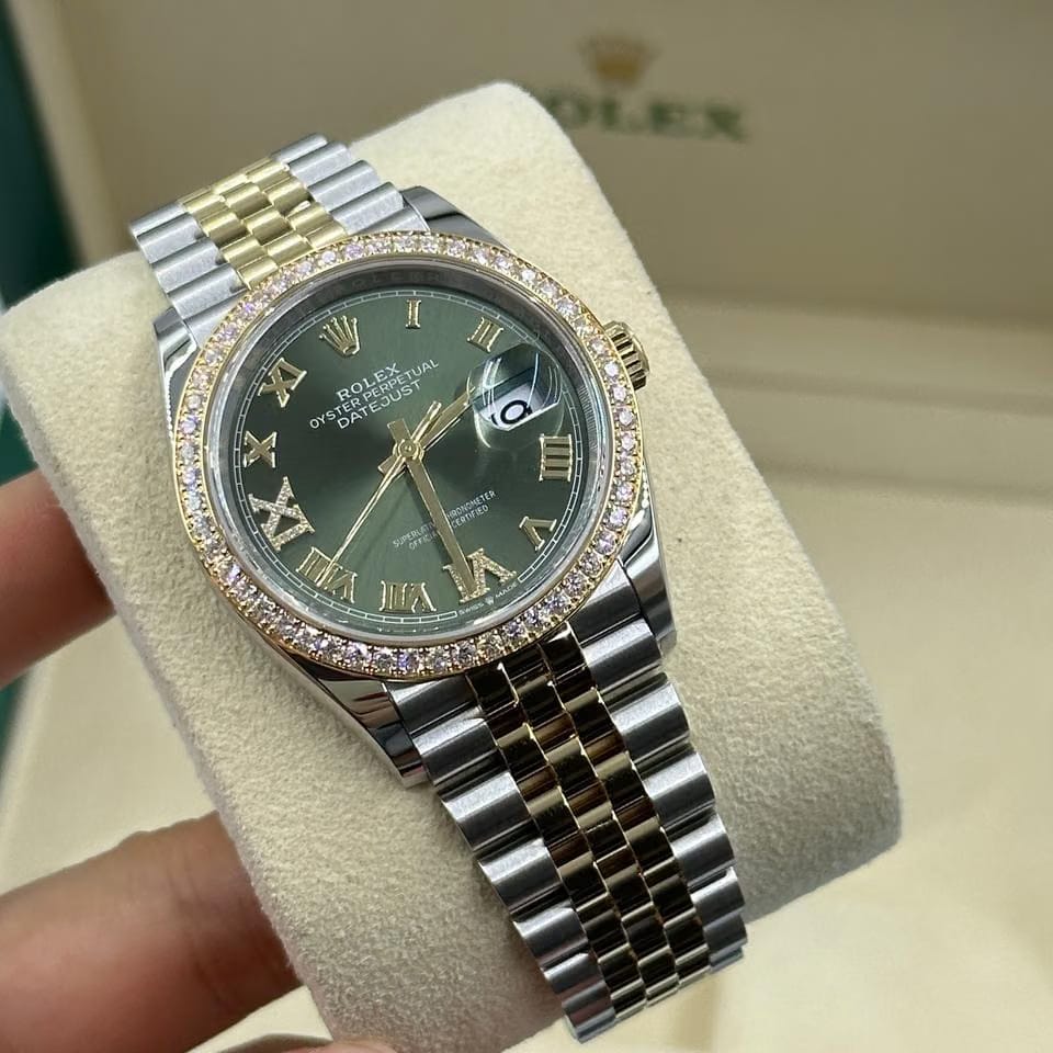 Rolex Datejust 36 126283RBR Green Roman VIIX Jubilee 2024