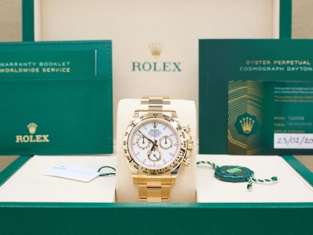 Rolex Daytona2026 White Index Dial on Oyster 126508