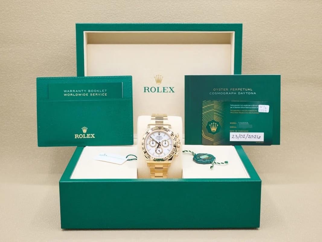 Rolex Daytona2026 White Index Dial on Oyster 126508