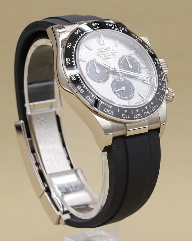Rolex Daytona2026 Steel And Black Index Dial on Oysterflex 126519 LN
