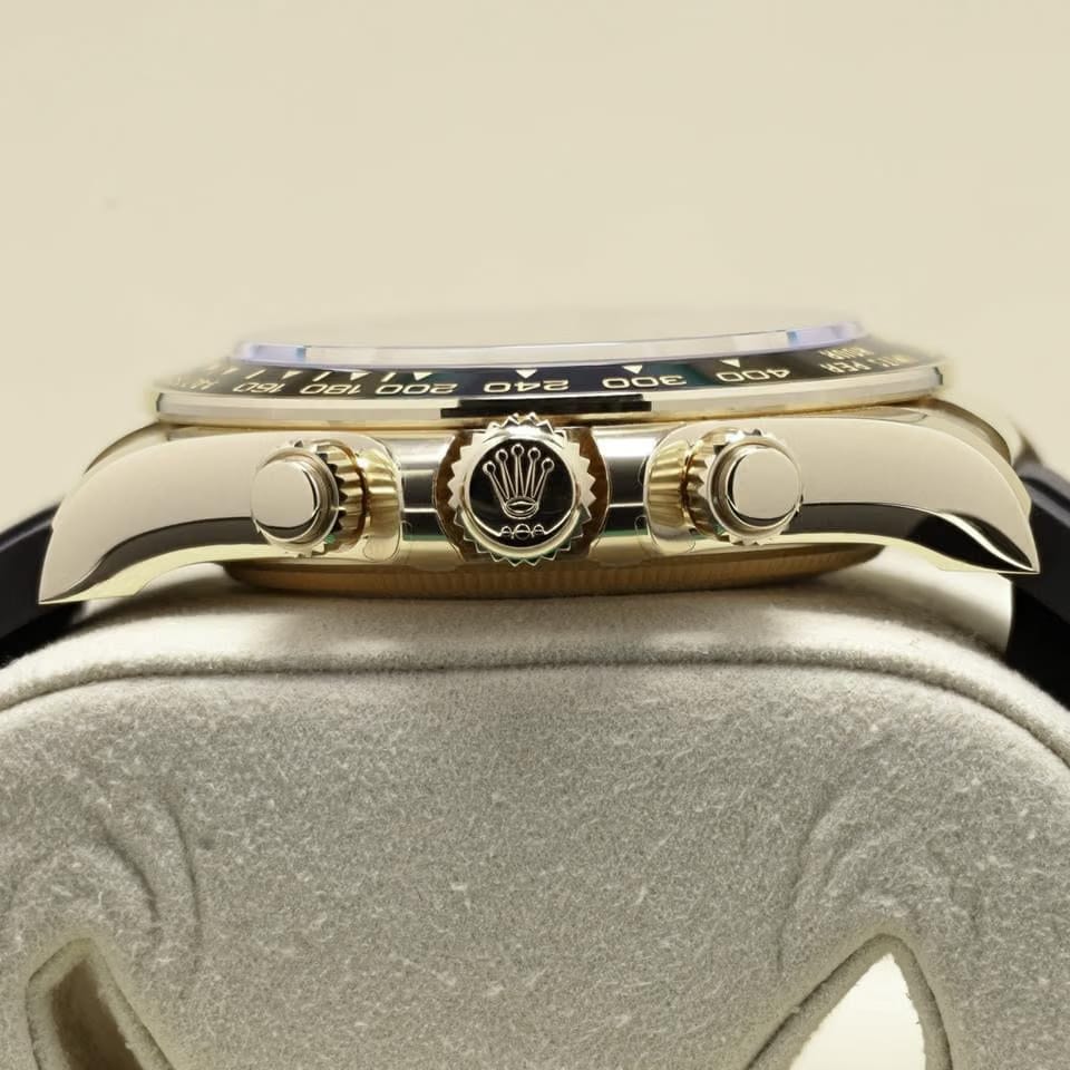 Rolex2026 Complete 40mm 18k Yellow Gold Black Dial YG Subs Cerachrom Oysterflex 126518 LN