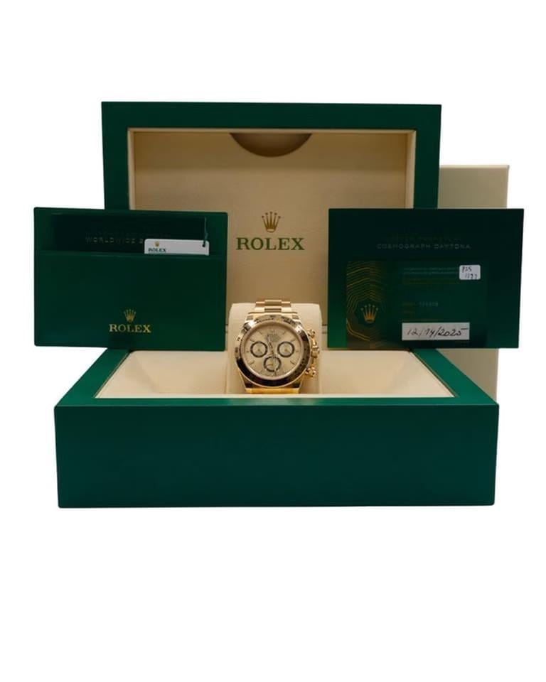 Rolex Daytona2025 Golden Index Dial on Oyster 126508