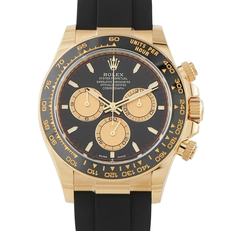 Rolex | Daytona | 126518LN-0004 | Yellow gold | Rubber | Black | Automatic
