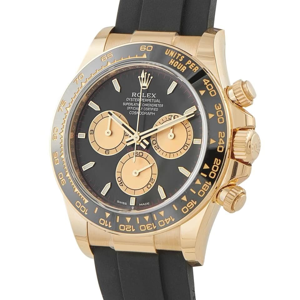 Rolex | Daytona | 126518LN-0004 | Yellow gold | Rubber | Black | Automatic