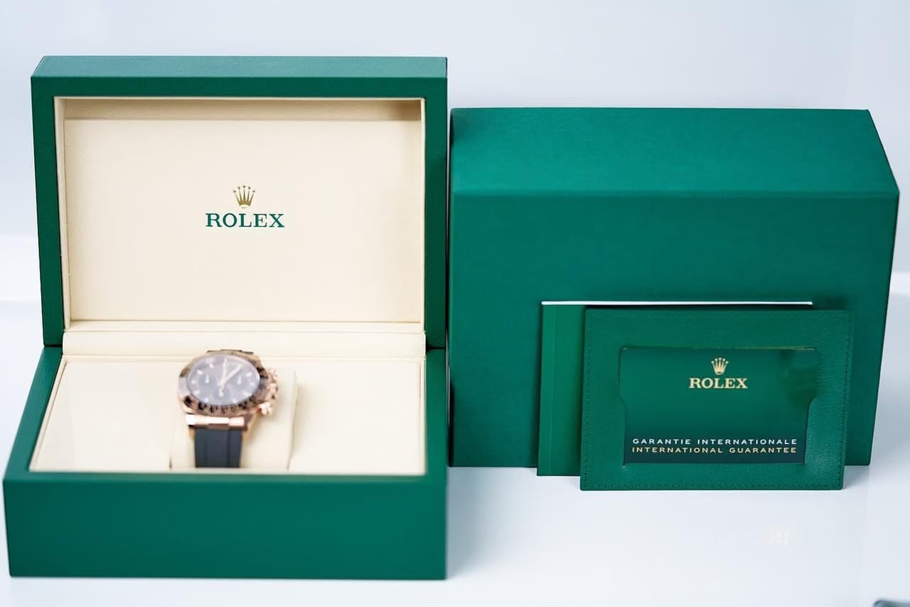 Rolex | Daytona | 126515 | Rose gold | 40 mm | Rubber | Brown | Automatic