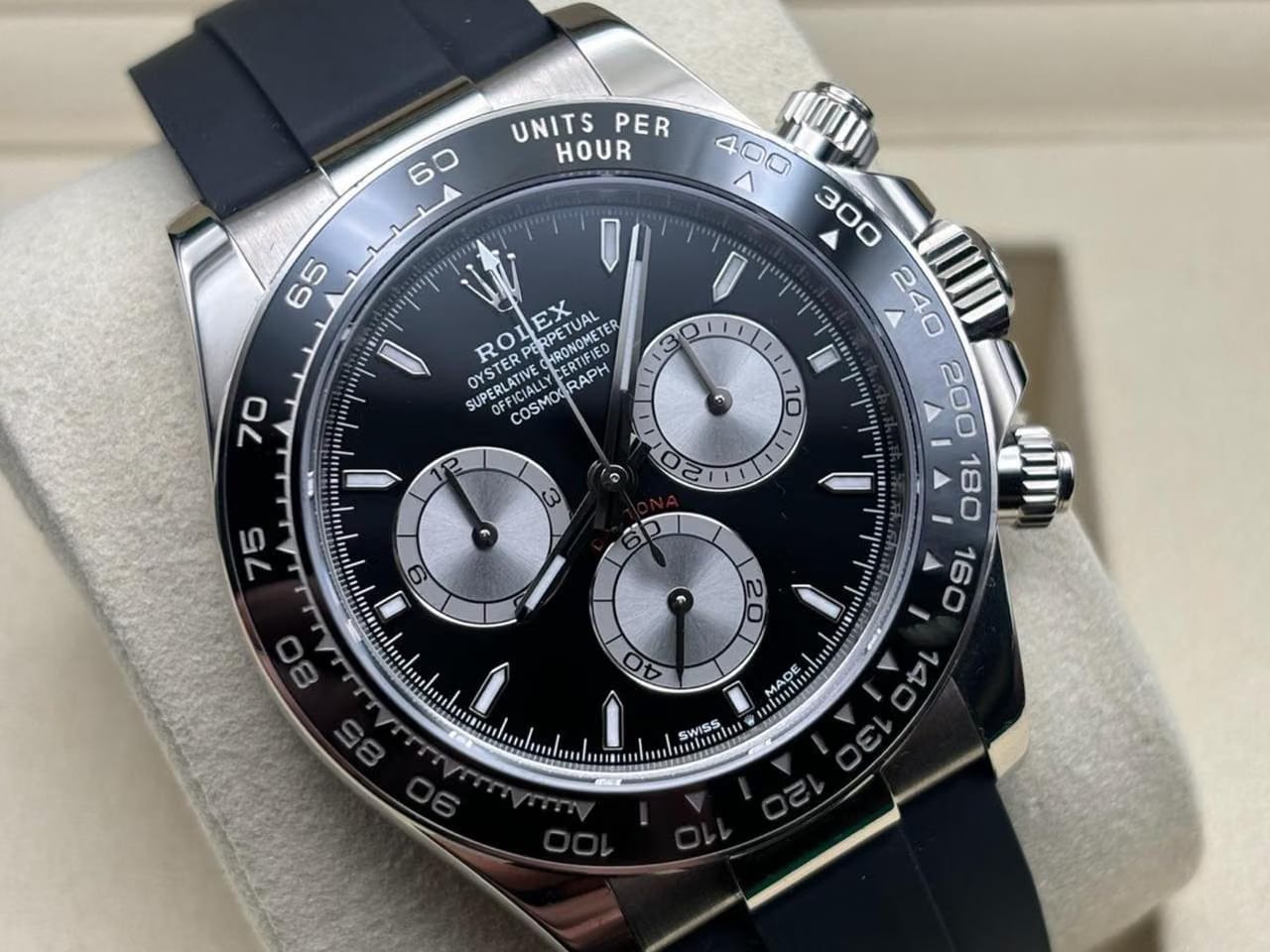 Rolex | Daytona | 126519LN | White gold | 40 mm | Black | Automatic