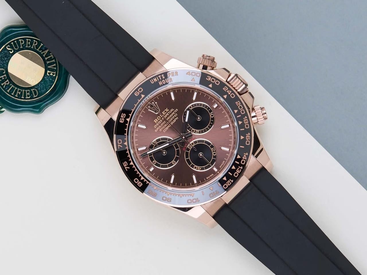 Rolex | Daytona | 126515LN | Rose gold | 40 mm | Brown | Automatic