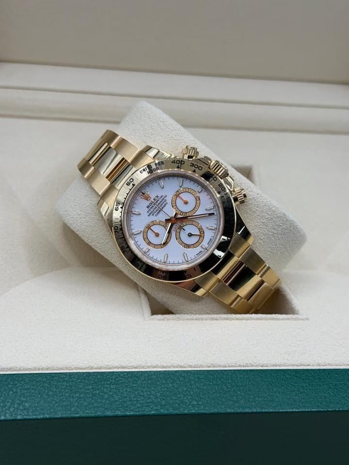 Rolex | Daytona | 126508 | Yellow gold | 40 mm | Yellow gold | White | Automatic