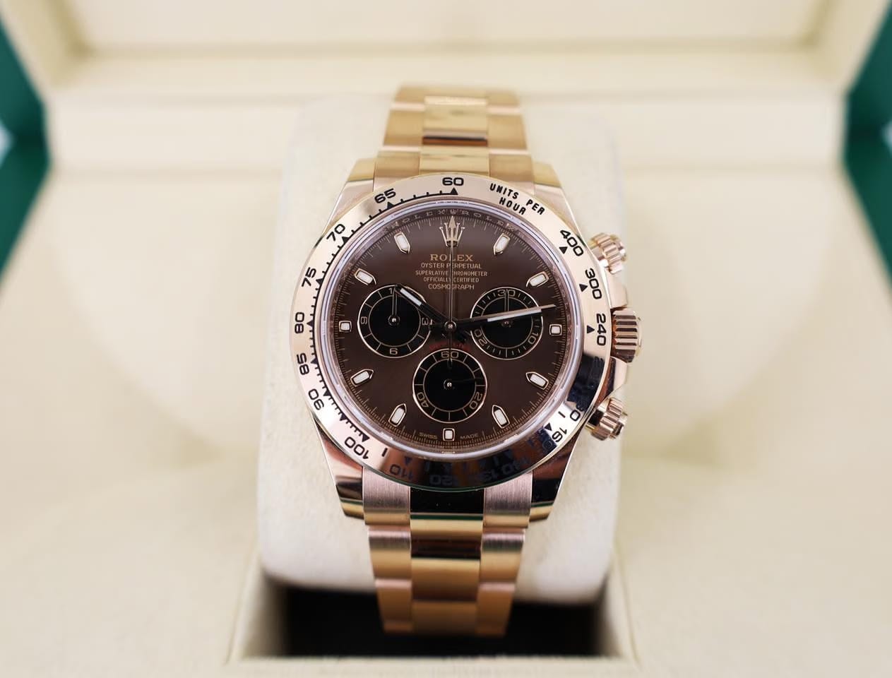 Rolex | Daytona | 116505 Cosmograph Daytona | Rose gold | Rose gold | Brown