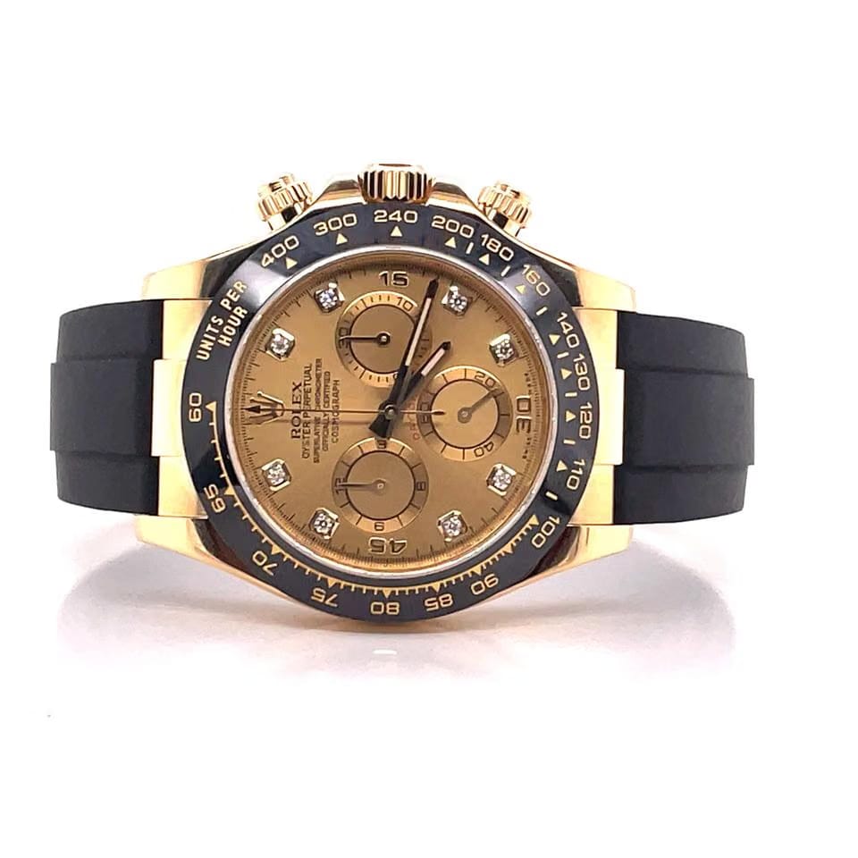 Rolex | Daytona | 116518LNG | Yellow gold | 40 mm | Rubber | Champagne | Automatic