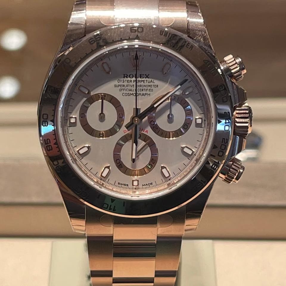 Rolex | Daytona | 116505 | Rose gold | 40 mm | Rose gold | Turquoise | Automatic