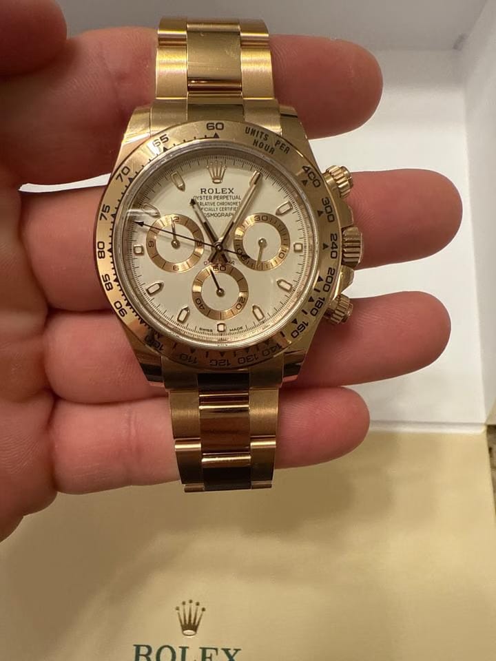 Rolex | Daytona | 116505 | Rose gold | 40 mm | Rose gold | Turquoise | Automatic