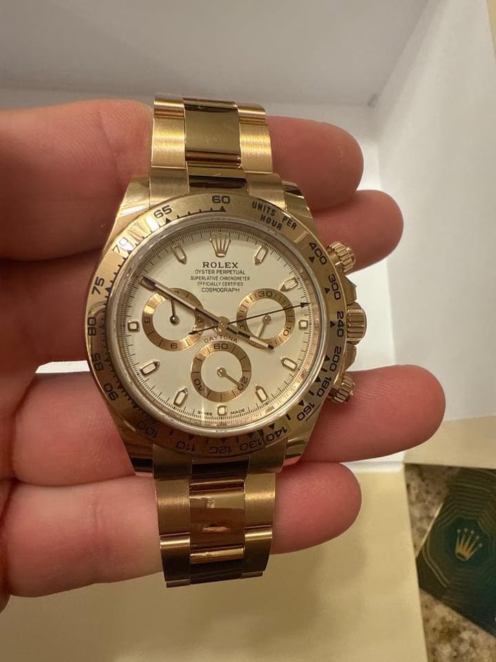 Rolex | Daytona | 116505 | Rose gold | 40 mm | Rose gold | Turquoise | Automatic