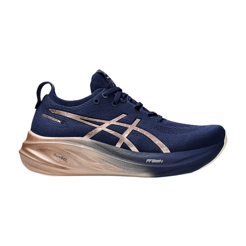 Wmns Gel Nimbus 26 Platinum 'Blue Expanse Rose Gold'