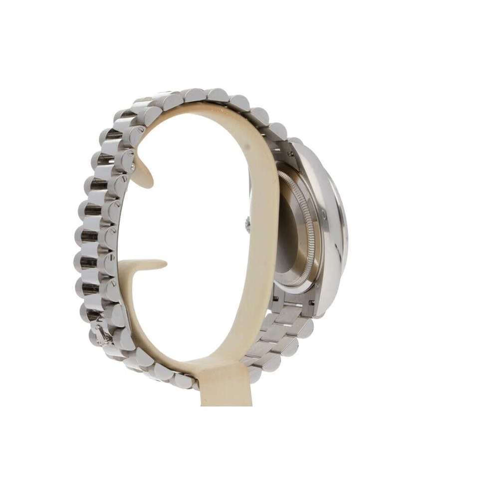 Rolex | Day-Date | 128349RBR-0001 | White gold | 36 mm | White gold | Silver | Automatic