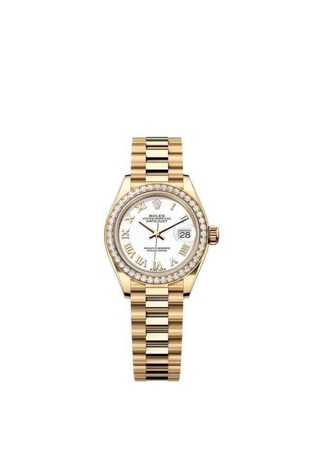 Rolex | Datejust | 279138RBR | Yellow gold | 28 mm | Yellow gold | White | Automatic