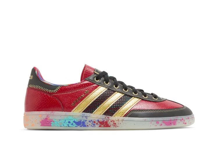 S.E.E.D. x Handball Spezial Scarlet Gold Paint Splatter
