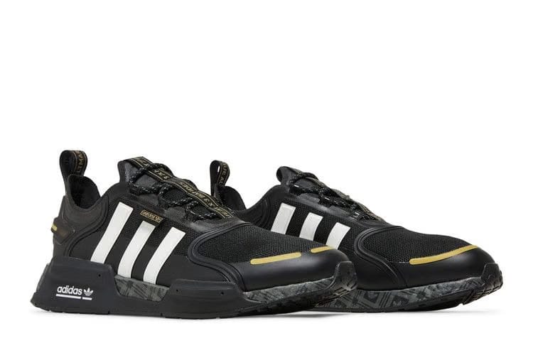 NMD_R1 V3 Black Gold Metallic
