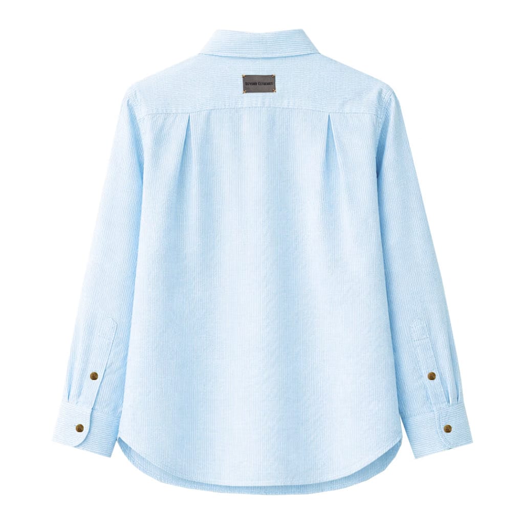 Beach Shirt in Blue Strips [Unisex]