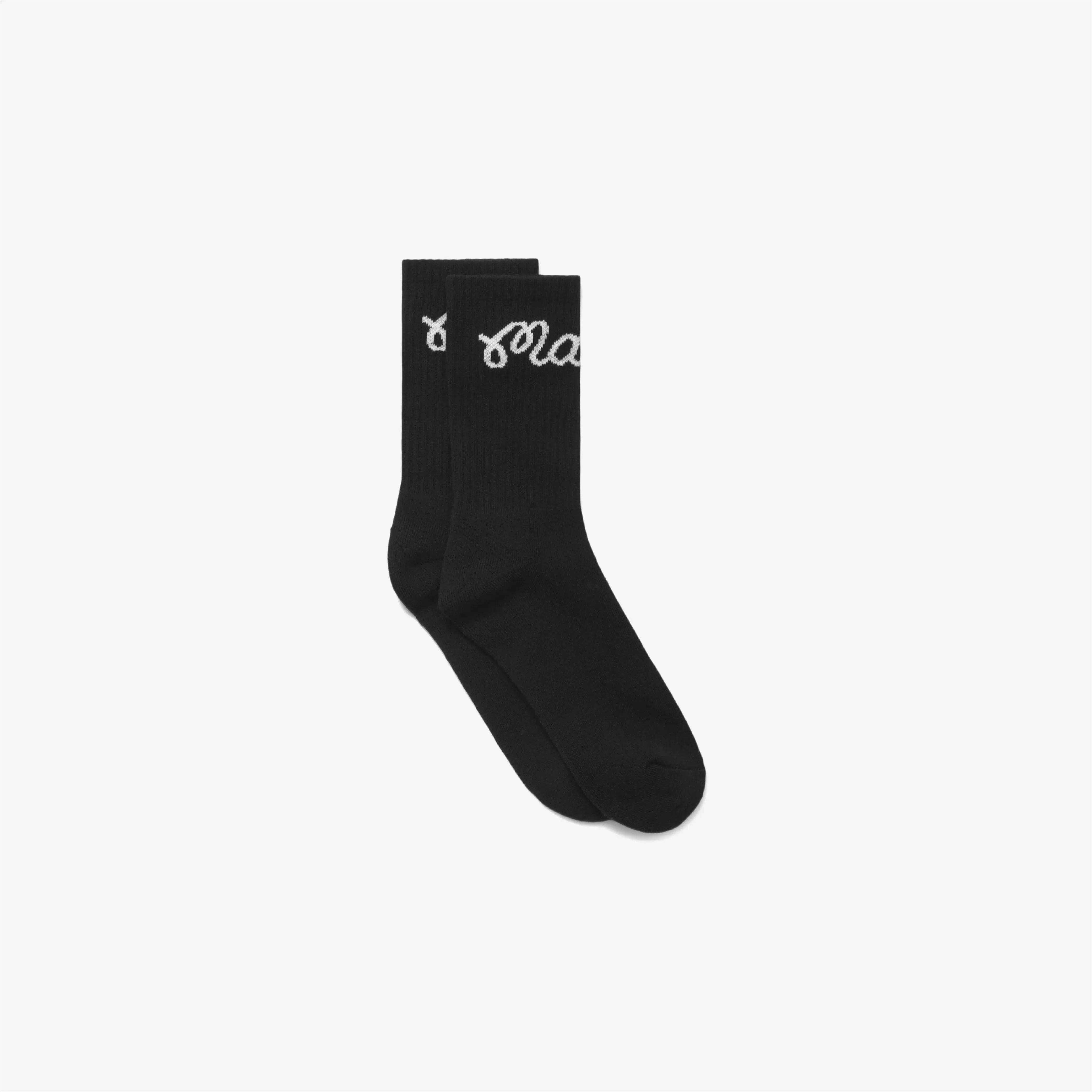 Malbon Bon Script Sock Black