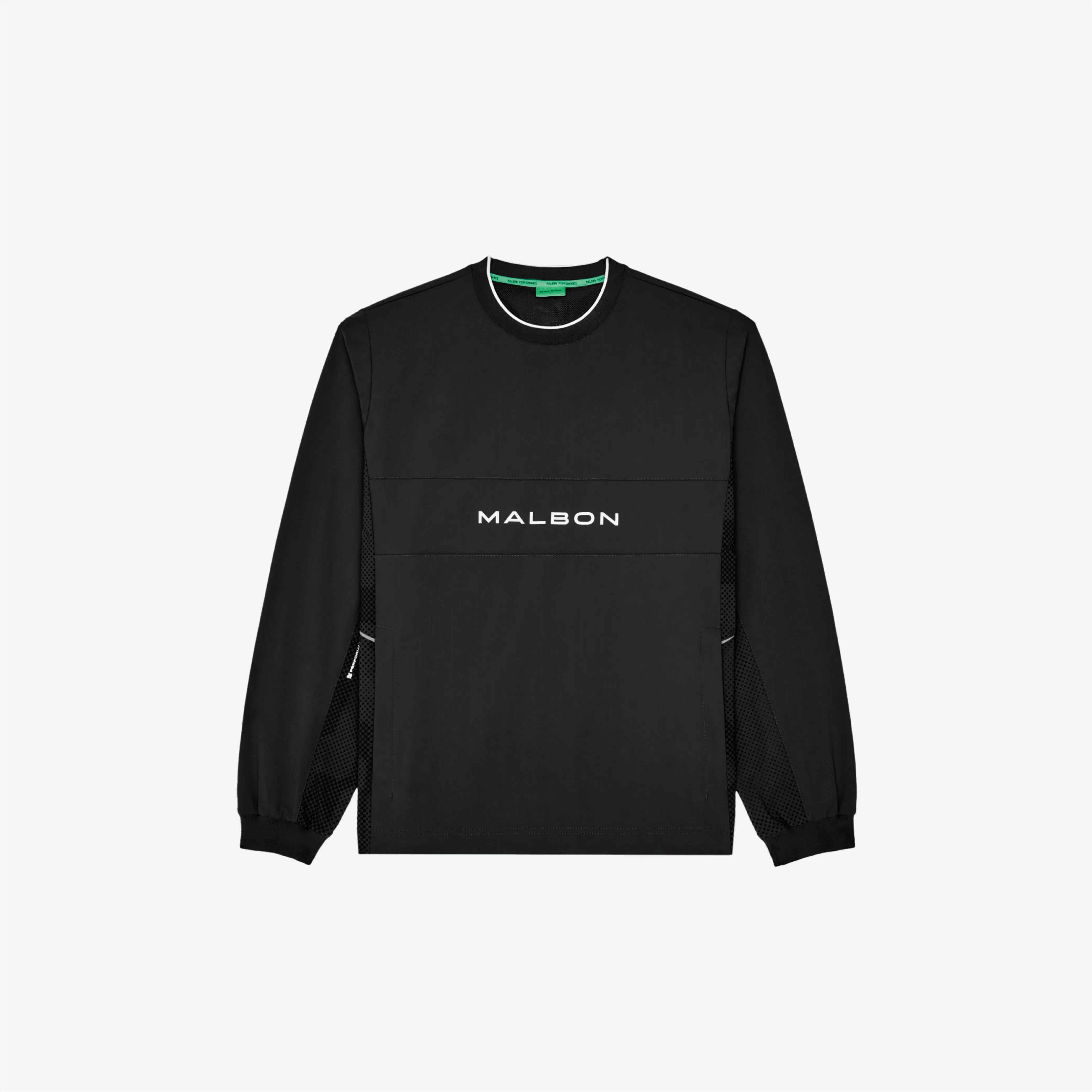 Malbon Performance Crew Popover Black
