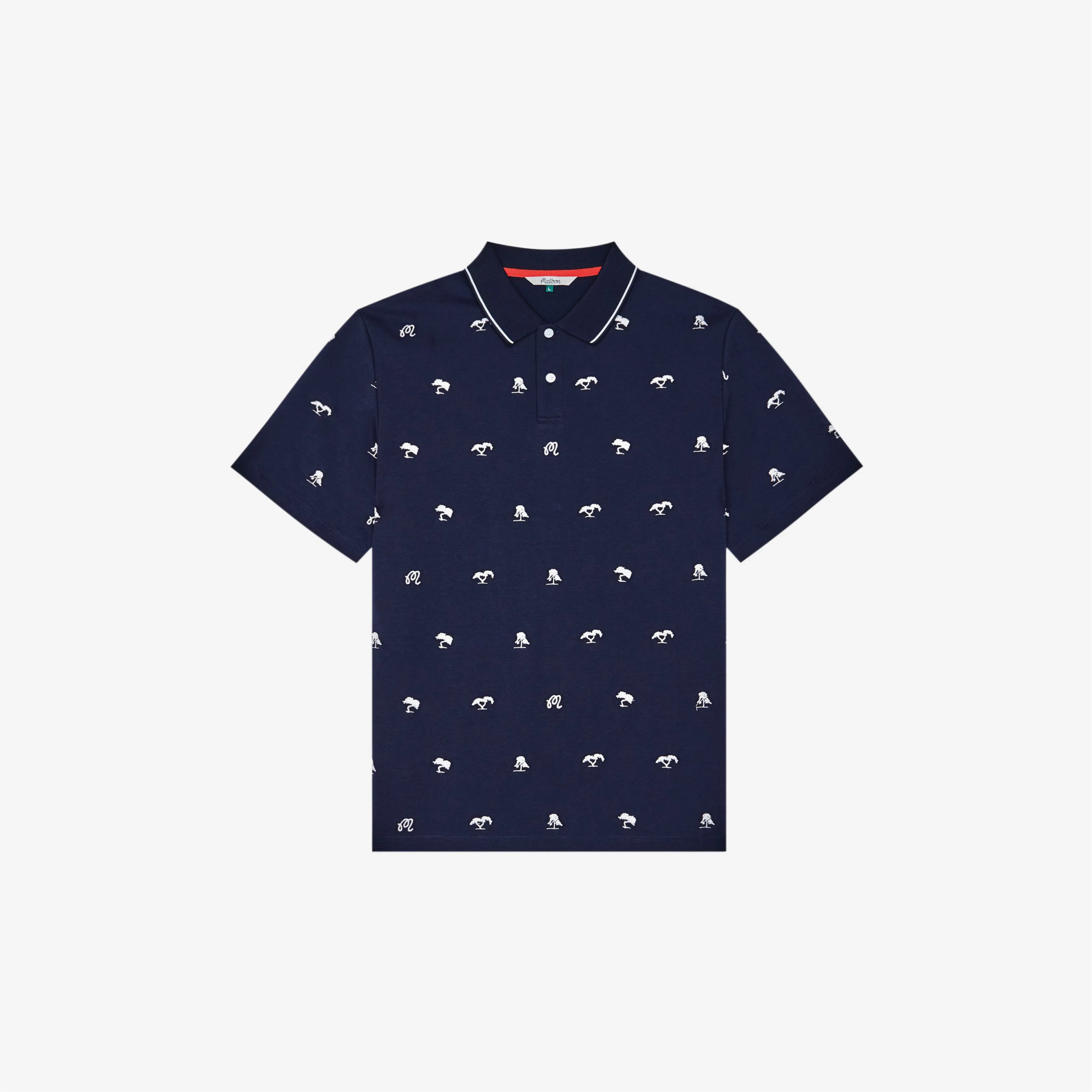 Malbon Torrey Pines Polo Baritone Blue