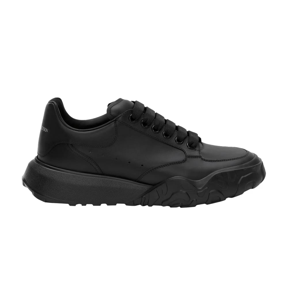 Alexander McQueen Oversized Court Trainer Triple Black