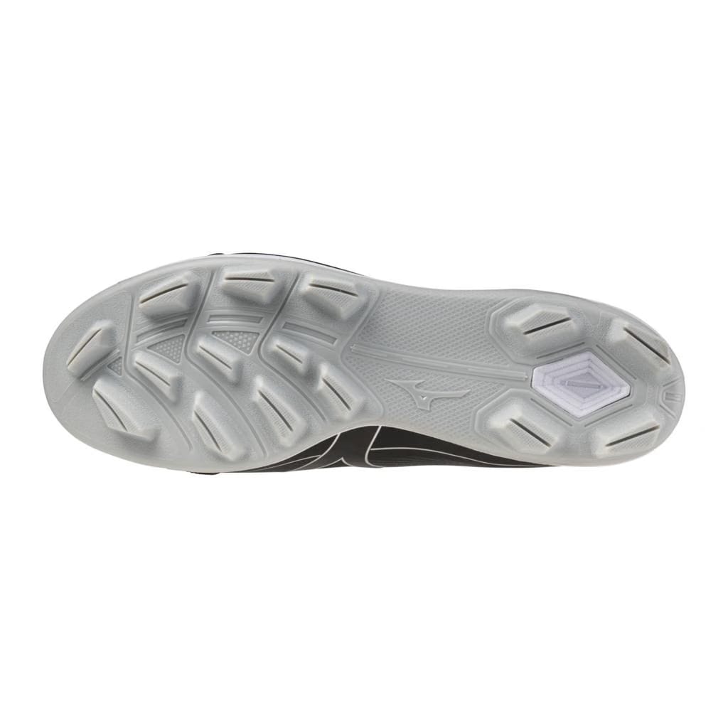 Mizuno Men's Cushionrevo Diamond Tpu Baseball Cleat Black White