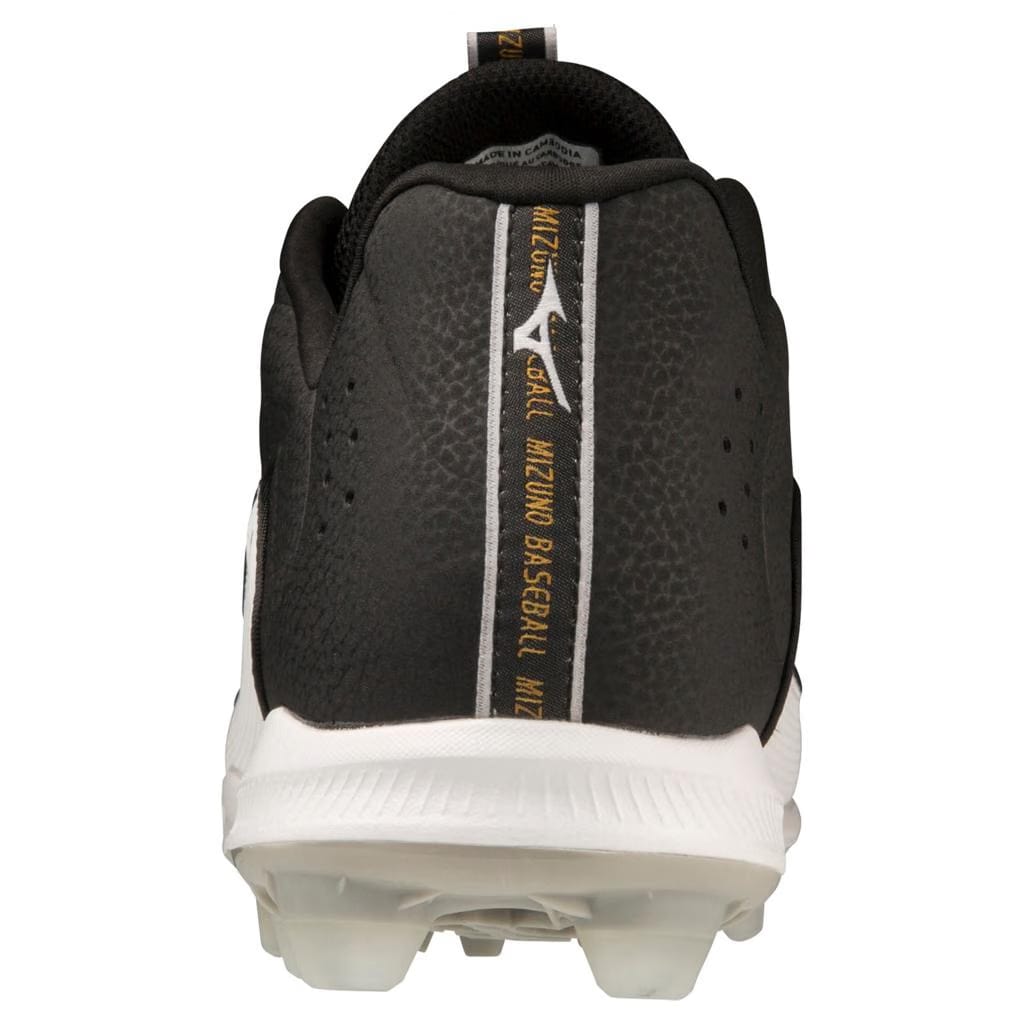Mizuno Ambition 3 Low Tpu Men's Molded Baseball Cleat Black White