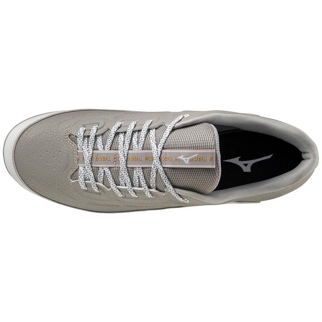 Mizuno Ambition 3 Low Tpu Men's Molded Baseball Cleat Grey White