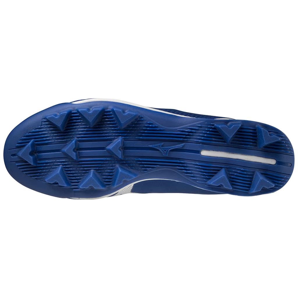 Mizuno Wave Lightrevo Tpu Men's Molded Low Baseball Cleat Royal White