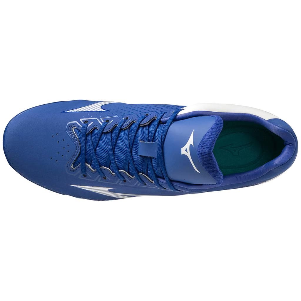 Mizuno Wave Lightrevo Tpu Men's Molded Low Baseball Cleat Royal White