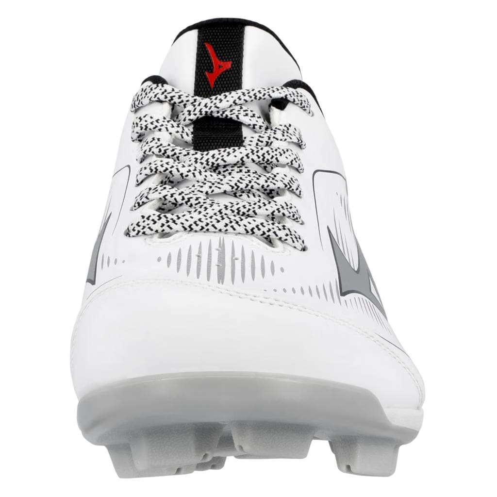 Mizuno Men's Cushionrevo Diamond Tpu Baseball Cleat White Black