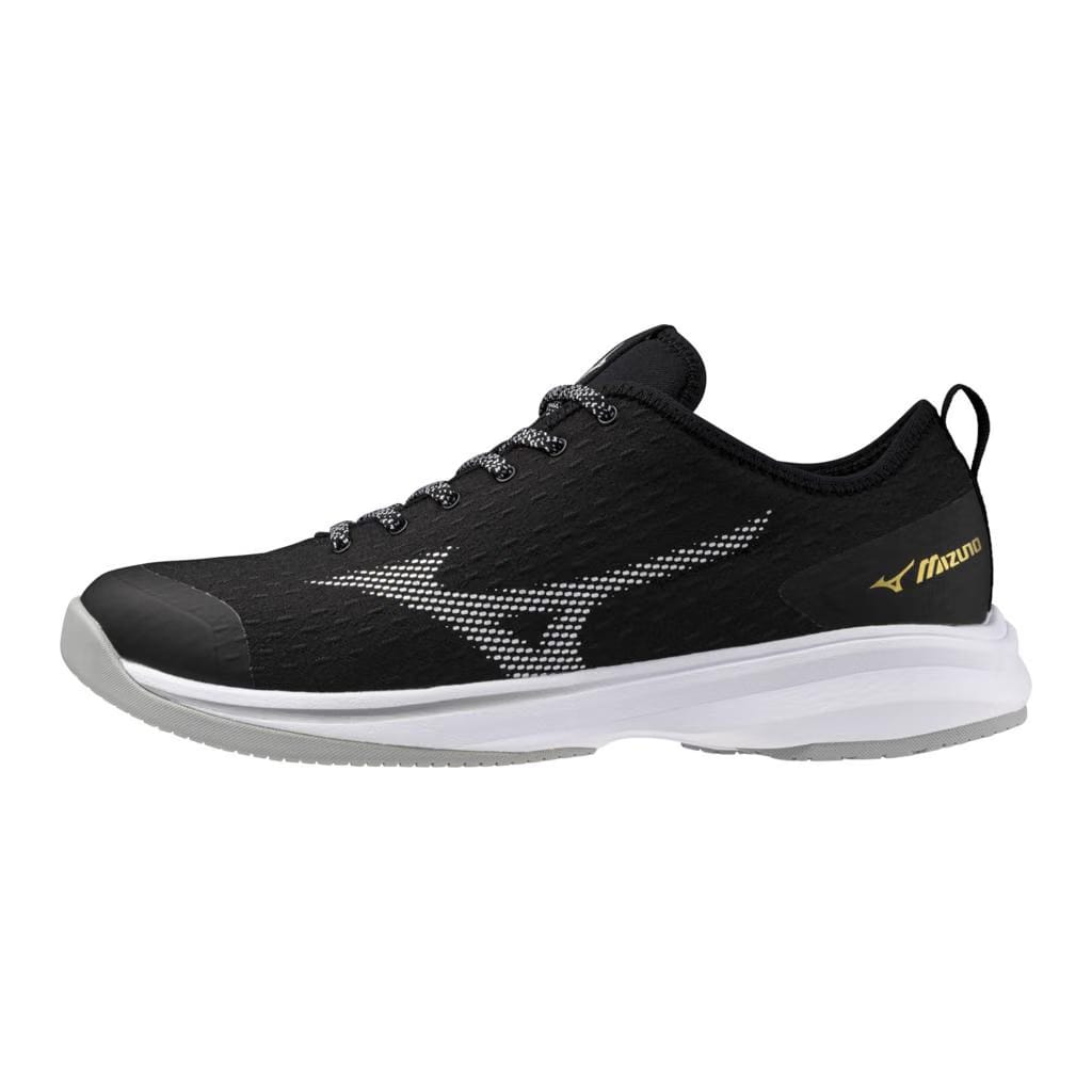 Mizuno Men's Dominant 4 Low Turf Baseball Shoe Black White