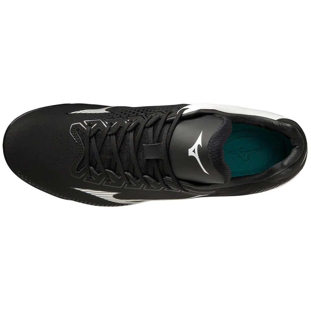 Mizuno Wave Lightrevo Tpu Men's Molded Low Baseball Cleat Black White