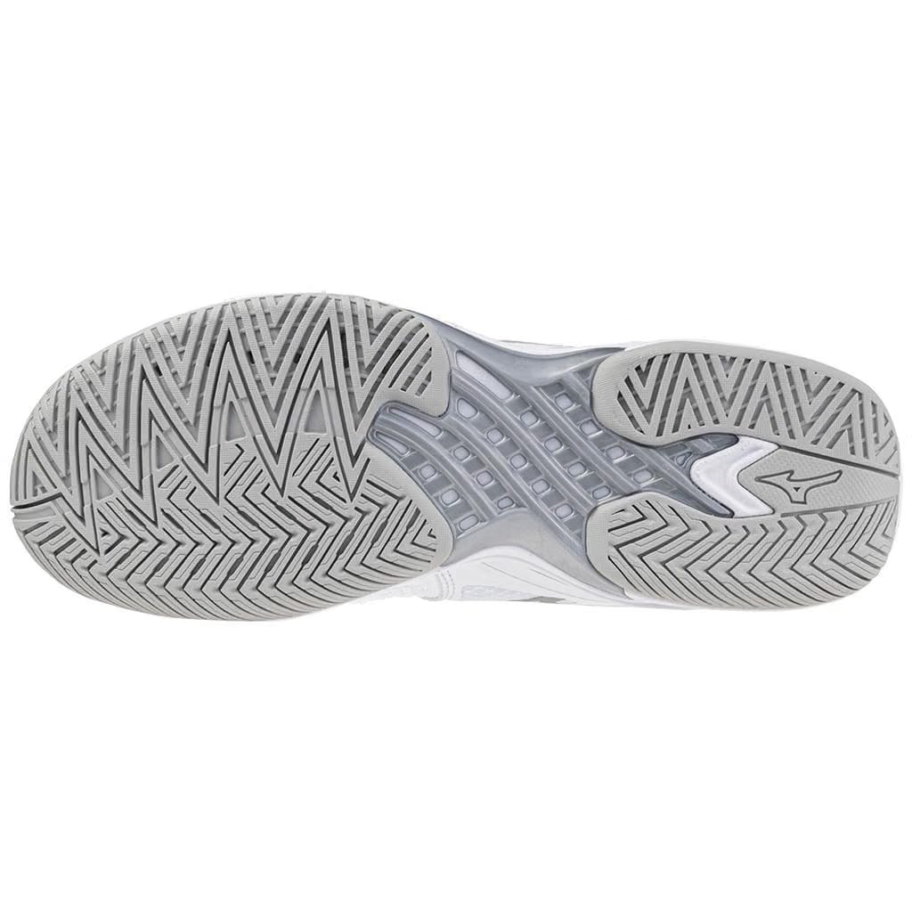 Mizuno Wave Exceed Tour 6 Ac Women's Tennis Shoe White Silver