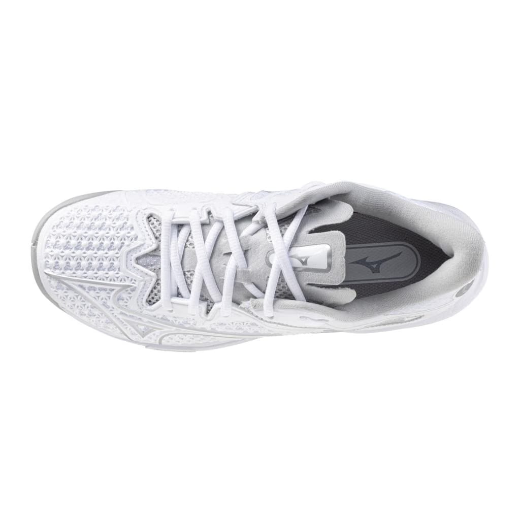 Mizuno Wave Exceed Tour 6 Ac Women's Tennis Shoe White Silver